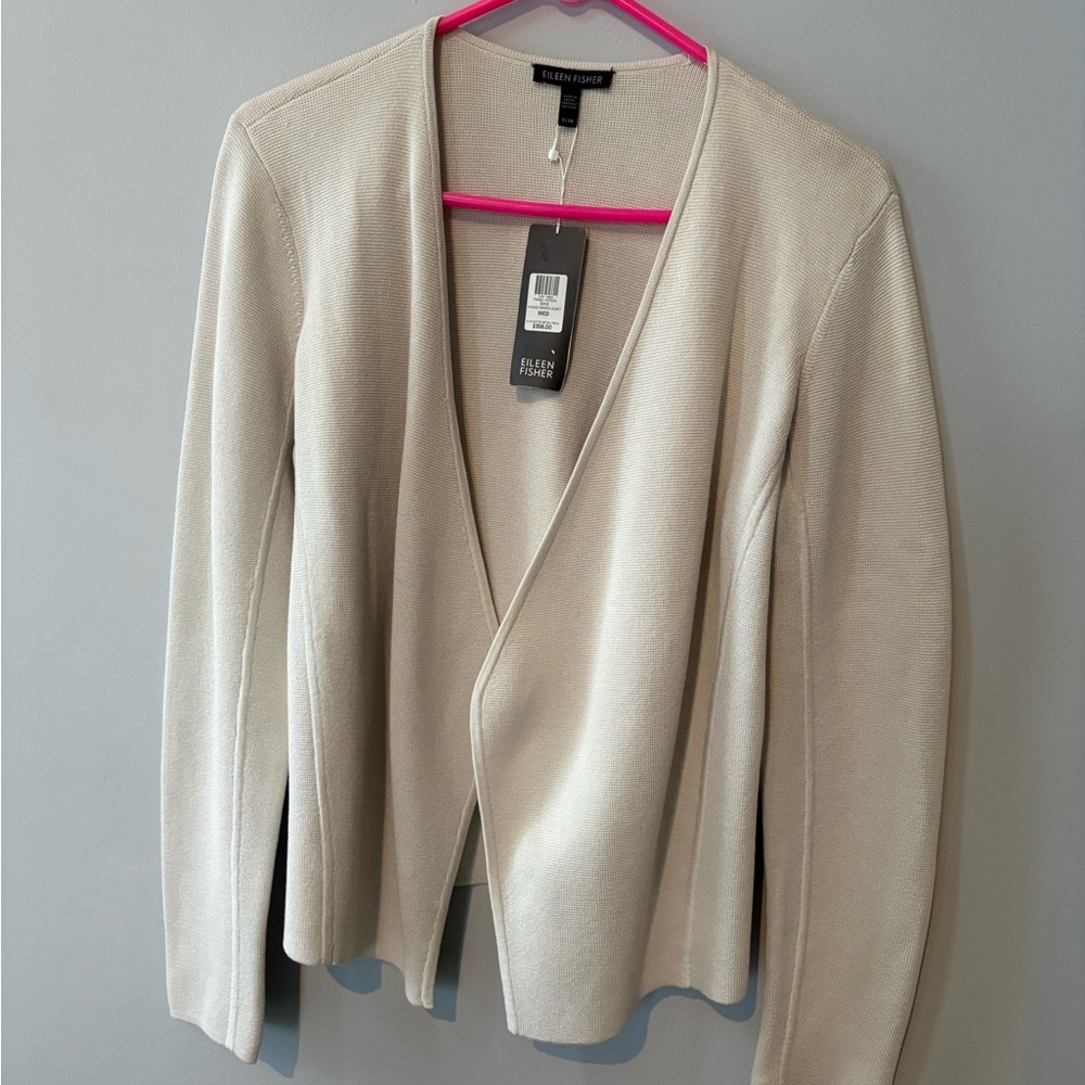 Eileen Fisher NWT Women's Cream Sweater size Medium